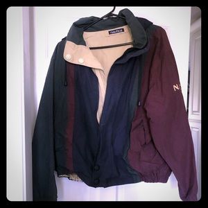 Vintage nautica men’s reversible jacket
